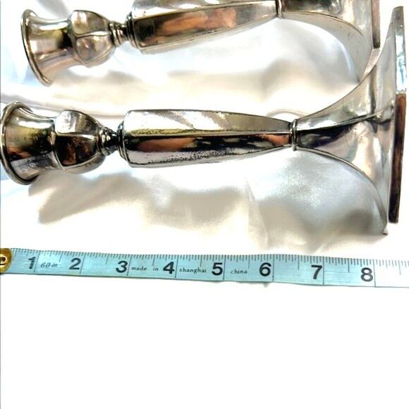Vintage Wilcox Elegant Silver Plated Candle Holders - Picture 5 of 5